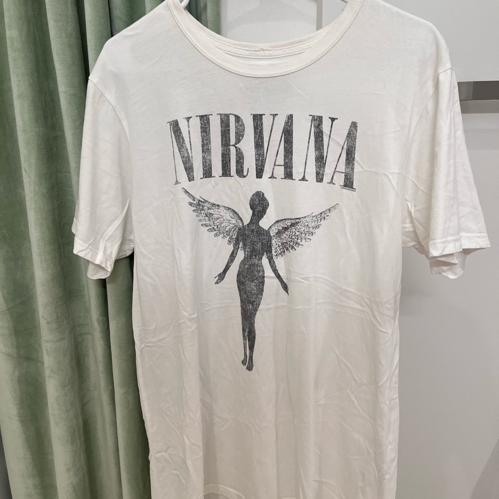 free people nirvana band graphic tshirt
